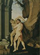 Hercules and Antaeus BALDUNG GRIEN, Hans